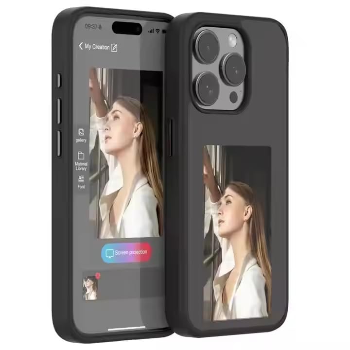 NFC Enabled - Smart DIY Magic iPhone Cover E Ink Technology