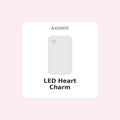 LED Heart Bag Charm